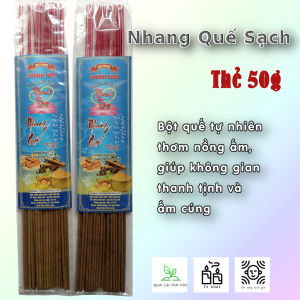 Nhang Quế Tự Nhiên THÀNH TÂM 4 Tấc - Bó Lục Giác 630 Cây Sạch An Toàn Cho Gia Đình