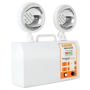 【COD】Twinhead Fire Emergency Light Rechargeable Twin Head LED Automatic Lighting Fire Emergency Lamp 3W