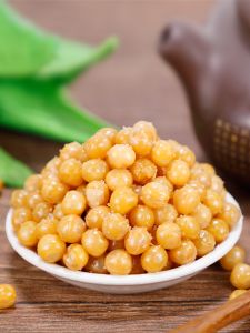 Crunchy Golden Bean Fried Green Peas Soya Beans Snacks Commercially Available Small Pack Ready to Eat Oil Fried Beans