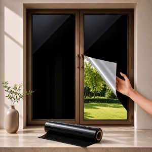 Household Electrostatic Adsorption Light-Blocking And Heat-Insulating Film One-Way Vision Anti-Glare And UV Protection.