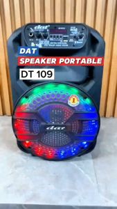 Speaker Portable DAT DT109 / Speaker Bluetooth DT 109 Uk 10inch Free Mic 2 pcs