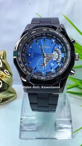 Jam Tangan Kasual Pria Dial Besar Waterproof Asli Tahan Air Premium Original New Model Lexier Terbaru Stainless Steel Anti Karat Kalender Tanggal Aktif Luminous Bercahaya Kaca Tebal Tahan Gores Quartz Analog Aksesoris Arloji Mens Watches COD -J98