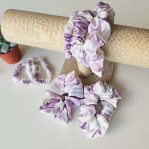 Natural Mulberry Silk Scrunchies Multi Colour Range For Hair Care Soft and Smooth Hair Accessories