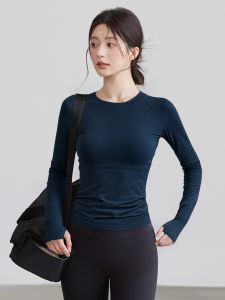 Slim Fit Quick Drying Sport T-shirt Round Neck Yoga Fitness Pilates Running