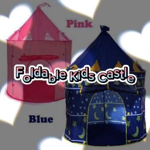 #Readystock Combo set with 100pcs ball castle only Baby Kids Foldable Castle Tent Playhouse Toys Gifts Cubby House Camp