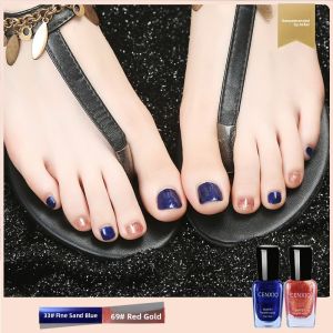 GANGHOU | Blue Nail Polish for Toenails Yellow-Black Skin Whitening Quick-Dry Long-Lasting