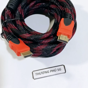 Cáp HDMI dài 1.5m / 3m / 5m (Cáp bọc vãi dù chắc chắn đầu cắm xi mạ)