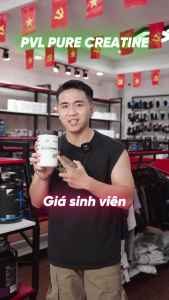 Bột PVL 100% Pure Creatine Monohydrate 300G - Unflavored tăng sức mạnh cải thiện hiệu suất tập luyện - GYMSTORE