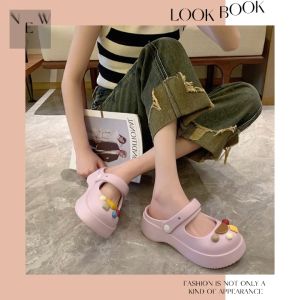 QLshop รองเท้าส้น คุณปลอดภัย 🌸 รองเท้าหัวโต รองเท้าส้น รัดส้น สวยงามเปล่า มีตัวติดน่ารักเวอร์ สวยใส ใส่เเล้ว ติดใจไปลองกันนนนน🔥