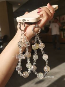 สร้อยคอโทรศัพท์มือถือแบบทำมือ สร้อยข้อมือลูกปัดทรงกลม ลูกปัดหวาน ลูกปัดดาว ลูกปัดกลวง เครื่องประดับระดับไฮเอนด์สำหรับผู้หญิง