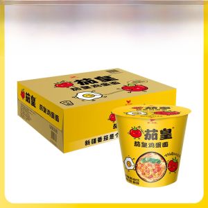 Instant Noodles Tomato Egg Beef Flavor Uniform King Convenient Food Night Snack Whole Box Egg Noodles Soup Cup Bucket Bag