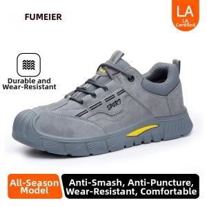 GUYISA | Steel Toe Anti Smash Puncture Proof Insulated Work Shoes