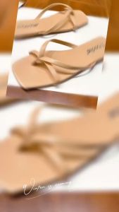 2025-New Korean casual all-match flat square toe flip-flops womens sandals