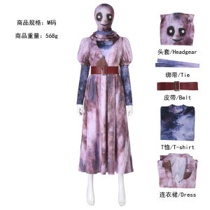 Horror Nurse Costume Dress with Bloodstains Halloween NPC Role Cosplay Clothing Game Dawn of the Dead Silent Hill Nursing Uniform