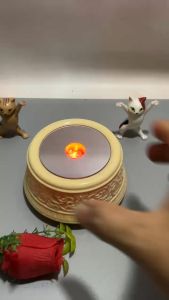 [HCM]Đế xoay mặt gương chưng sản phẩm có led - DX010