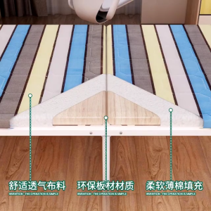 New Folding Bed Family Size Foldable Portable Bedroom Folding Bed Single Heavy Duty Bed Frame