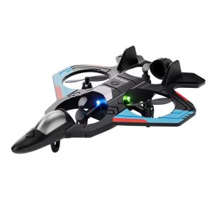 New V50 Glider Flying Helicopter RC Hobby Jet Plane 2.4G Stunt Remote Control Aircraft Fighter Airplane Children Toy With Light