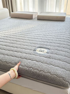 New 2025 Winter Thickened Lamb Velvet Soybean Mattress Milk Velvet Soft Pad for Home Bedroom Dormitory Non-Installable Polyester Fiber