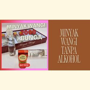 2000 Bunga (8ml) - Minyak Wangi Tanpa Alkohol Perfume Attar Oil Non-Alcohol Readystock Travel