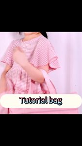 Cute Book Bag Tote Bag for Kids Schoolbag Tutoring Bag Student Handbag 35.5x28.5cm