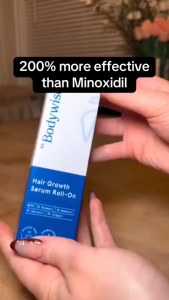 Be Bodywise Hair Growth Serum 25ml with Rosemary Redensyl Anagain & Aminexil Roll On Scalp Treatment for Hair Thinning