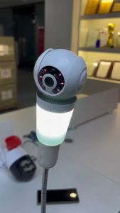 8MP CCTV Wifi IP E27 Lamp Bulb lampu Camera Night Vision Two Way Audio APP V380 PRO support onvif