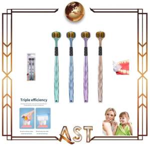 ( SG3 ) Toothbrush Sikat Gigi 3 sisi 3in1 Three side Spiral Bulu Halus Lembut