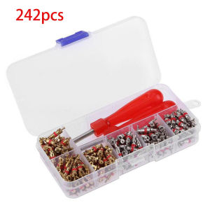 102Pcs Car Air Conditioner Valve Cores Assortment A/C AC Shrader Valve Core & Tool R134 R12 HVAC Valves Kit Auto Accessories
