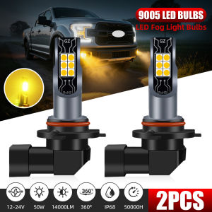 3000K Yellow Fog Light LED Bulbs H8 H9 H11 50W 14000LM 9005 HB3 9006 HB4 H7 Canbus LED 12V 880 881 5202 Auto Fog Lamp Ampoules