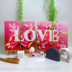 HIASAN DINDING SET LOVE KAMAR DEKORASI RUMAH WALL DECOR SATU SET LOVE