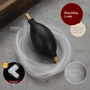 OUHOE | Bơm Hút Tay Cầm Di Động Dùng Cho Nước Dầu Nhiên Liệu - Bộ Dụng Cụ Chuyển Chất Lỏng Thủ Công Với Ống Hút Dùng Cho Ô Tô Và Ngoài Trời