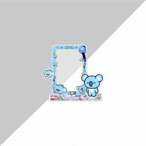 Line Friends | Khung Đựng Thẻ Acrylic BT21 Hoạt Hình Đồ Dùng Gia Đình Để Bàn Nhỏ Trang Trí Hình Sao Dành Cho Fan.