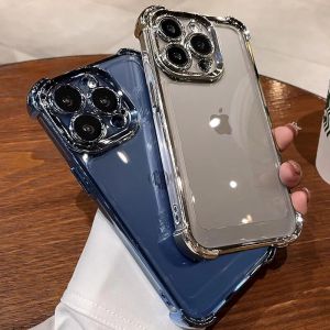 ถุงลมนิรภัย ซุปเปอร์ป้องกันการตก เคส ไอโฟน สี่มุมป้องกันการตก case iphone 11 12 13 14 15 16 pro promax + #49