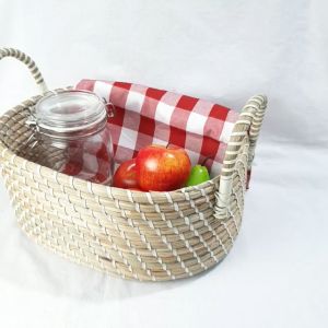 Keranjang Oval LusioSB Keranjang Serbaguna Laundry Organizer