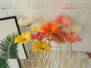 Bunga Artificial Garbera Latex Home Decoration