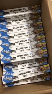 Cuộn giấy bạc nướng nhôm 10 mét bọc thực phẩm dùng cho nồi chiên không dầu lò nướng