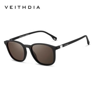 Veithdia(VEITHDIA) | VEITHDIA Polarized Vintage Fashion Sunglasses TR90 Eyeglasses for Men And Women Outdoor Driving Glasses VFA7520