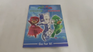 PJ Masks Go for it! Colour by Number Colouring Book For Kids