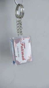 Gantungan Kunci Custom Nama & Tanggal Lahir