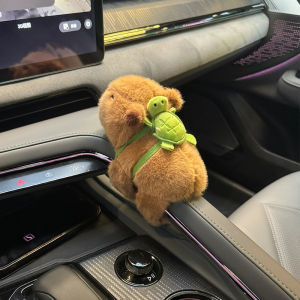 car interior center console displays handle wiper accessories for cute plush dolls