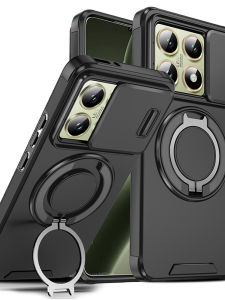 เคสโทรศัพท์แบบหมุนแม่เหล็กสำหรับ Xiaomi 14T/15T รุ่นใหม่ ป้องกันการตกหล่นแบบครอบคลุมเลนส์ สำหรับผู้ชายและผู้หญิง
