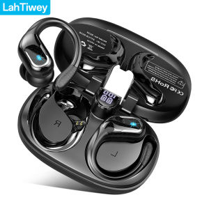Tai Nghe Không Dây Thời Gian Chơi Nhạc 75 Giờ Bluetooth 5.4 HD ENC Khử Tiếng Ồn Micro Chống Nước Dành Cho Thể Thao Có Màn Hình Hiển Thị Năng Lượng LED