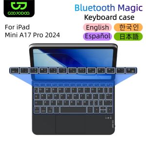 GOOJODOQ | Magic Keyboard for iPad Mini A17 Pro 2024 8.3 inch mini 6 mini 7 iPad Keyboard wireless mini teclado bluetooth español 블루투스 키보드