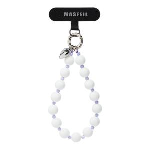 MASFEIL | Lucky heart mobile phone hanging chain lanyard short hanging chain rope suitable for Apple 16 mobile phone case accessories bag colorful pendant pendant ins style anti-lost rope internet celebrity