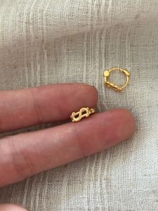 Mini Ear Cuff Stud Earrings: 925 Silver & Unique Design