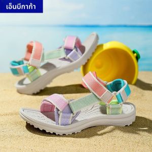 ฤดูร้อนเด็กผู้หญิงBreathableกีฬารองเท้าแตะลื่นSoft Soleรองเท้าชายหาดกลางแจ้งเด็กWakingรองเท้าแตะขนาด 30-38