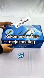 A7 ORI 100% MIC WIRELESS DUAL MEJA MIK GANDA PODIUM WIRELES TABLE DESK UHF ASLI GOSENECK MIX CONFERE