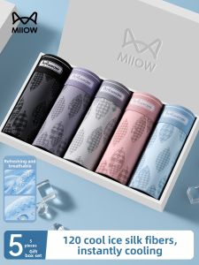 MiiOW | Ice Silk Large Size Mens Briefs