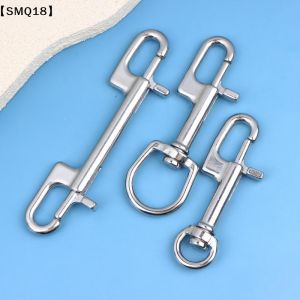 Dual Head Marine Diving D Ring Snap Hooks With Swivel Bolt Snap Hook Clip 316 Stainless Steel Oval Swivel Spring Snap Hook【SMQ】