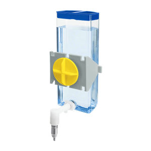 เครื่องดื่มน้ำแบบตั้งได้แบบกันรั่วพร้อมหัวเข็มแบบชนกันสำหรับนกเคอร์รี่ เครื่องเล่นและของเล่นสัตว์เลี้ยง